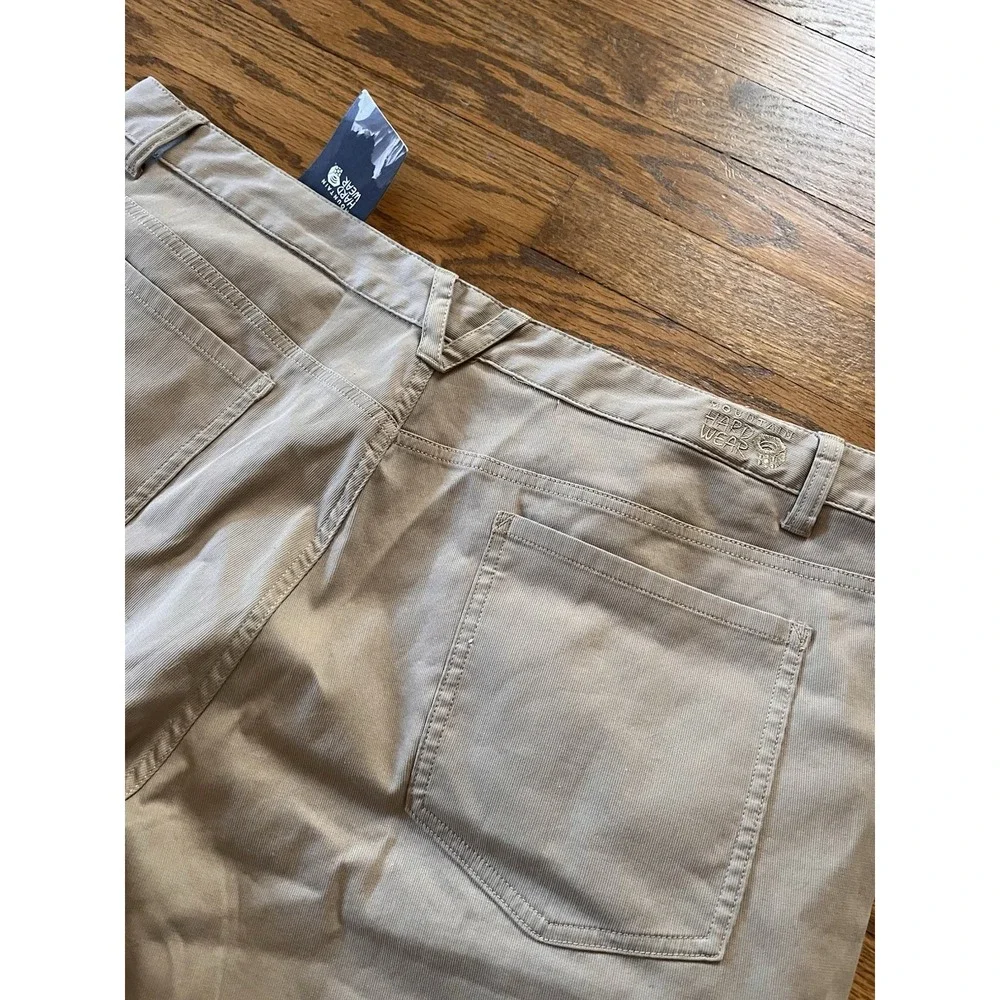 NWT Mountain Hardwear Kentro Cord‎ Tan Pants Mens 42x30 Hiking Climbing